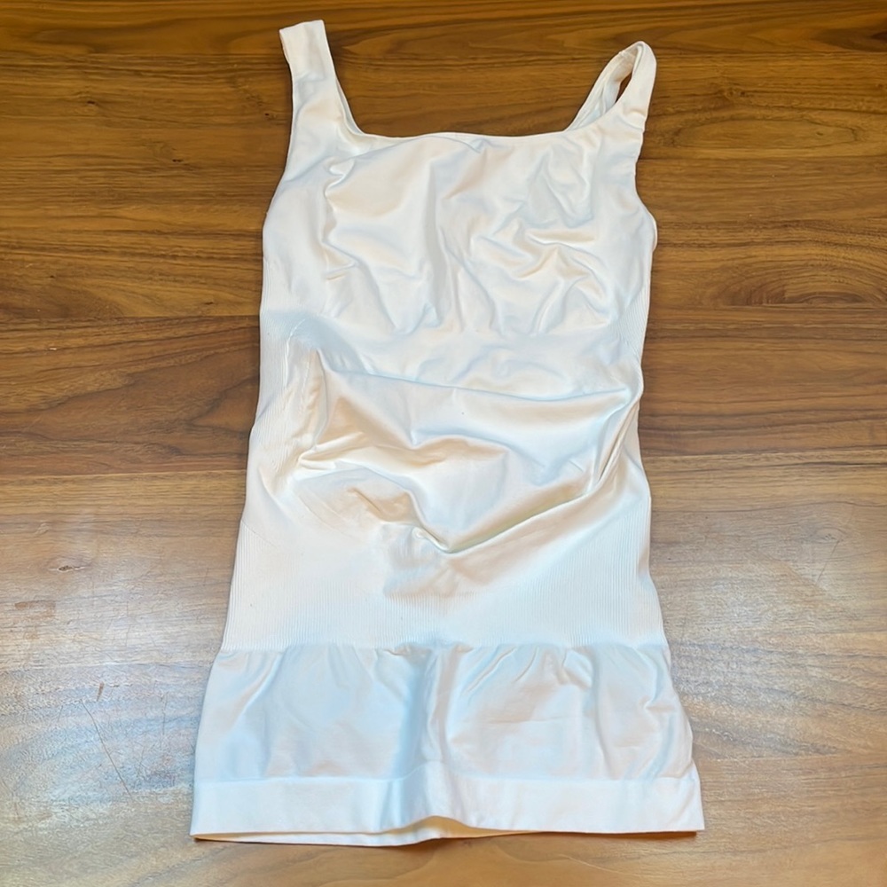 Blanqi Everyday maternity belly support tanktop, medium, white